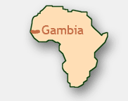 map of Gambia